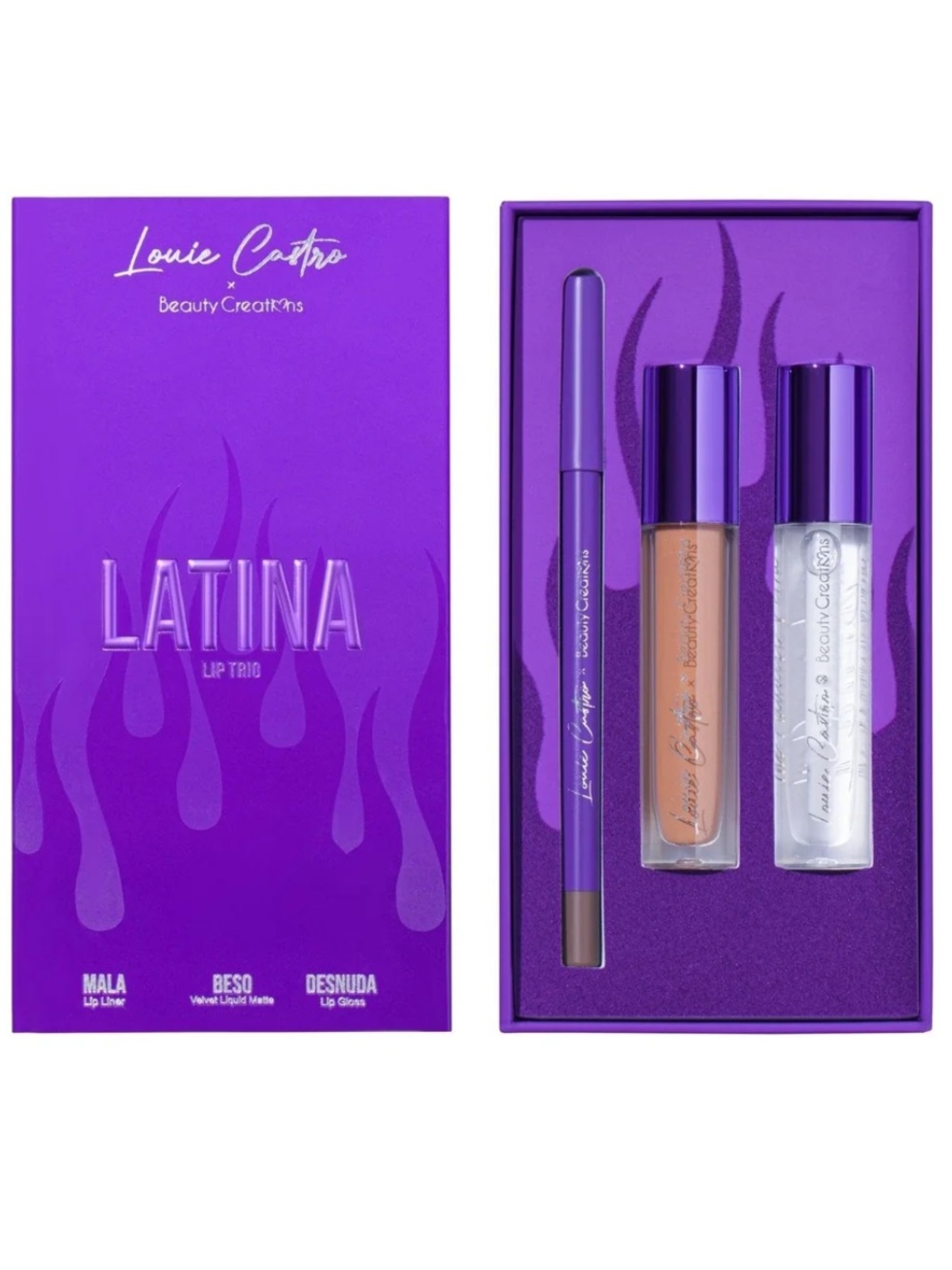 Beauty Creations LOUIE CASTRO LIP TRIO BRAND NEW IN BOX